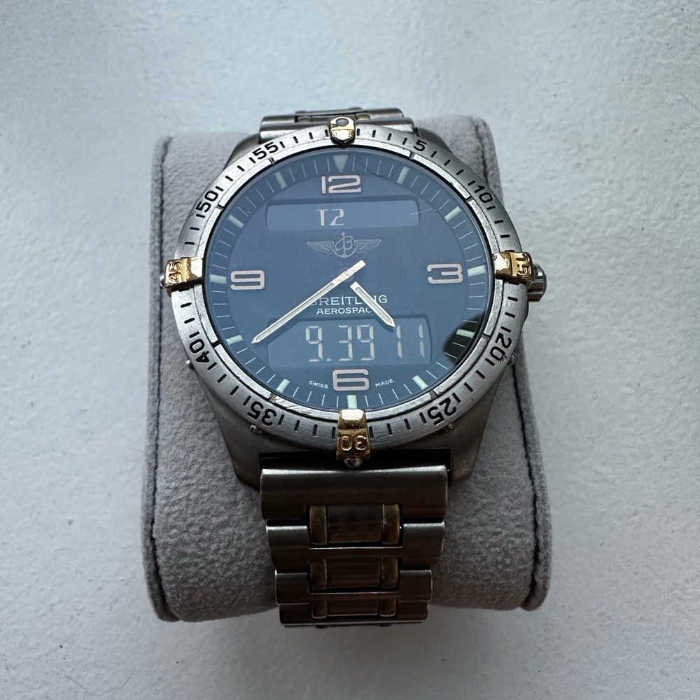 Breitling Bracelet with Silver and Gold Tones